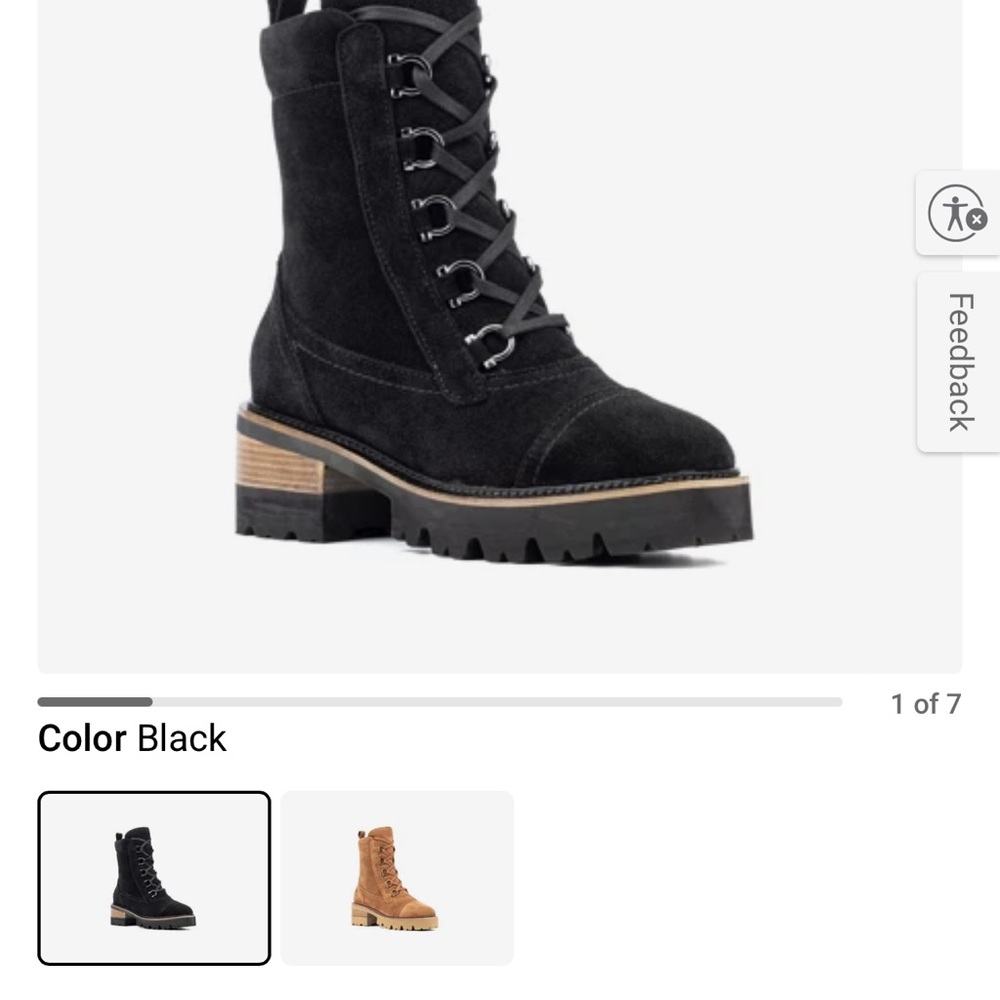 Brand new lace up boots
